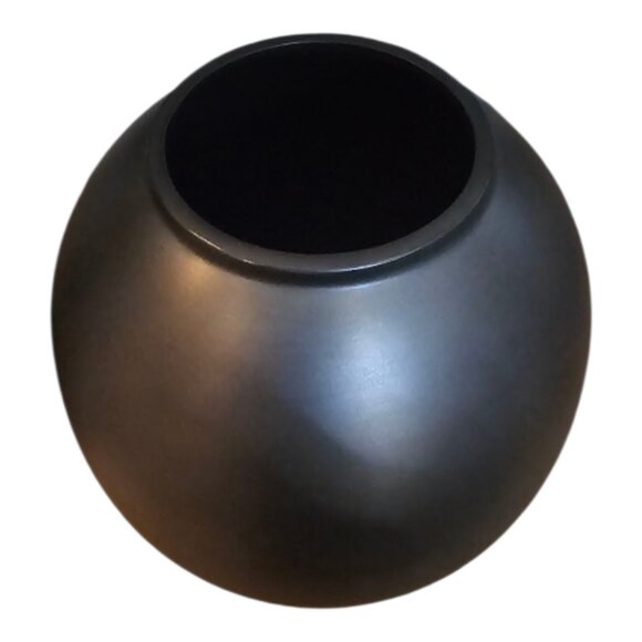 West Elm - Carter Oil Rubbed Bronze Medium Metal Round Vase, NIB - Picture 4 of 7